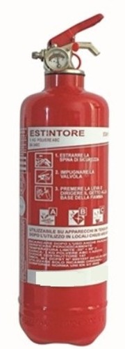 Estintore polvere kg - polvere, da
