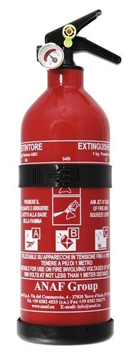 Estintore polvere 1 kg - a,